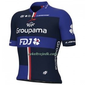 Cykeltrøje 2023 Groupama FDJ Sort Blå